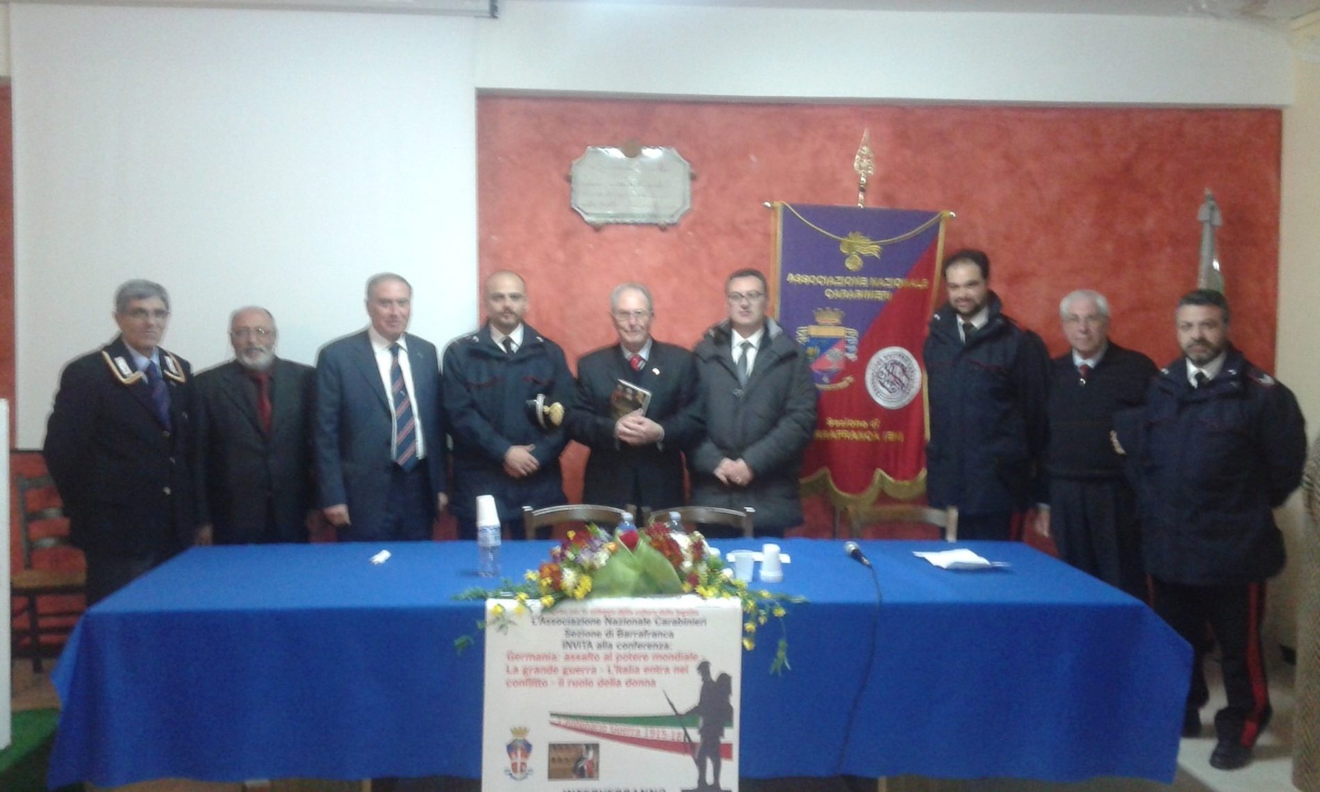 Conferenza sulla Grande Guerra organizzata dall’associazione carabinieri