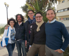 da sin. Stella Terramagra, Giovanni Blasco, Giuseppe Salamone, Salvatore Bonincontro e Christian Messina