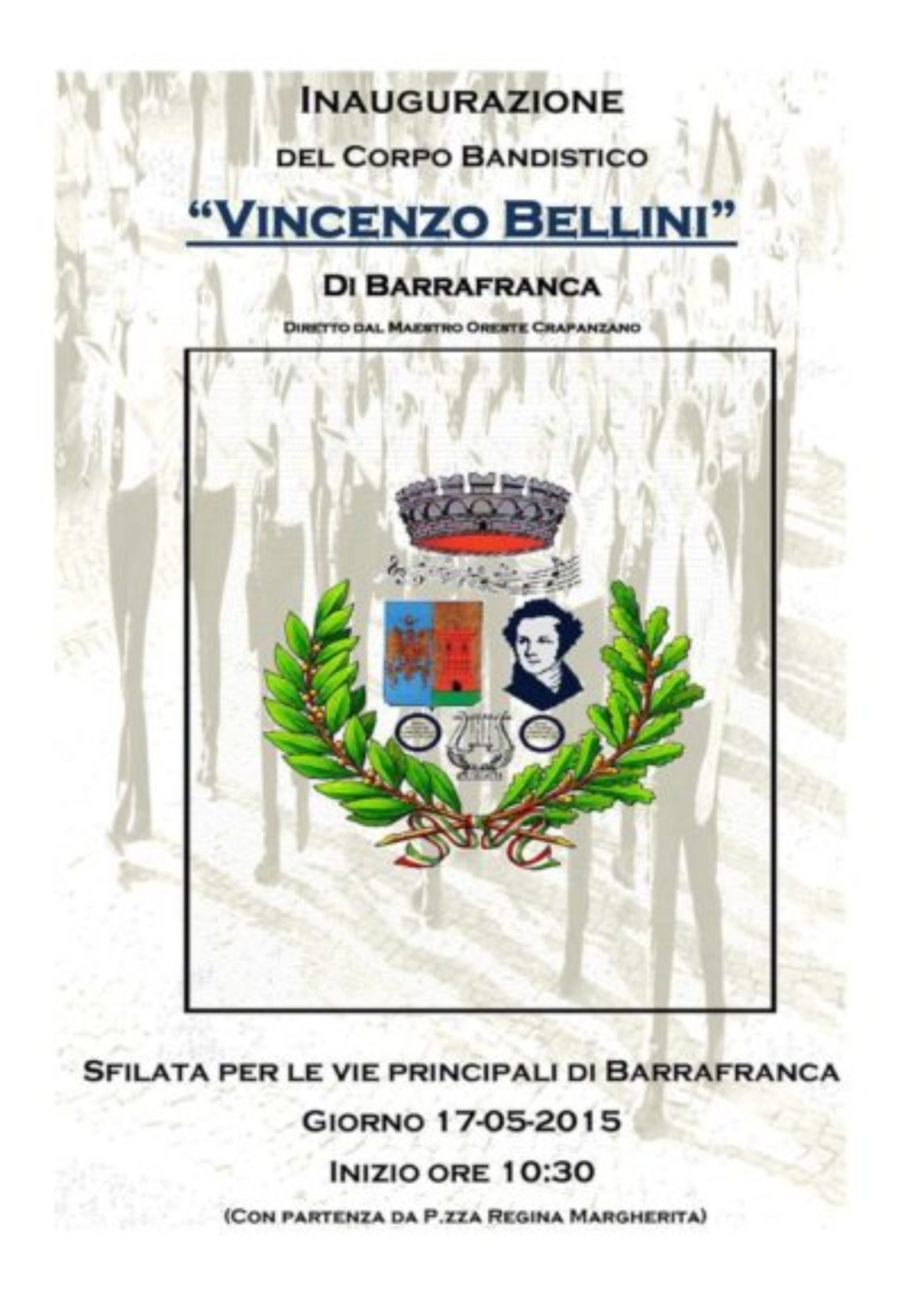 Inaugurazione del Corpo Bandistico “VINCENZO BELLINI” città di Barrafranca