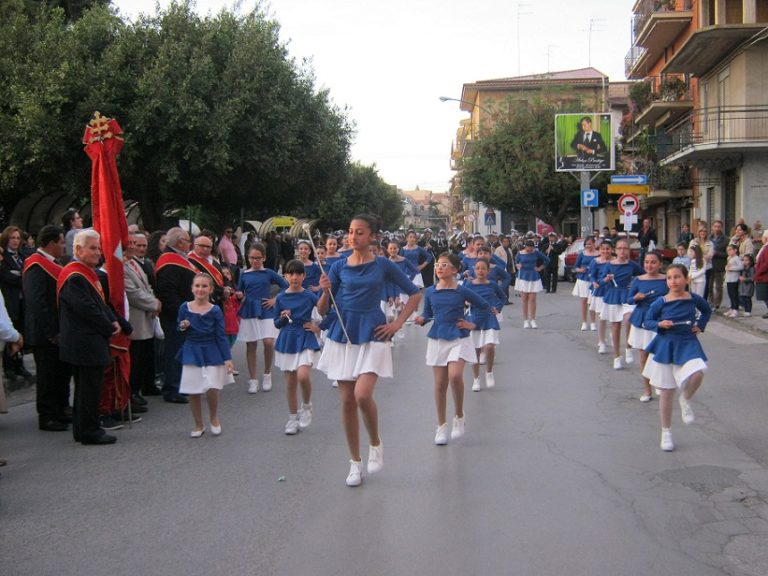 majorette banda musicale Città di Barrafranca anno 2015