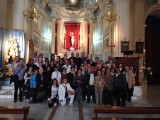 cittadini di monterosso Almo in visita nelle chiese barresi per vedere gli stucchi del fantauzzo