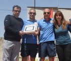 gli organizzatori dell'inizaitiva D'Aiera e Bevilacqua con i genitori di Denise, Salvatore Crappanzano e Anna Aleo durante la scorsa edizione