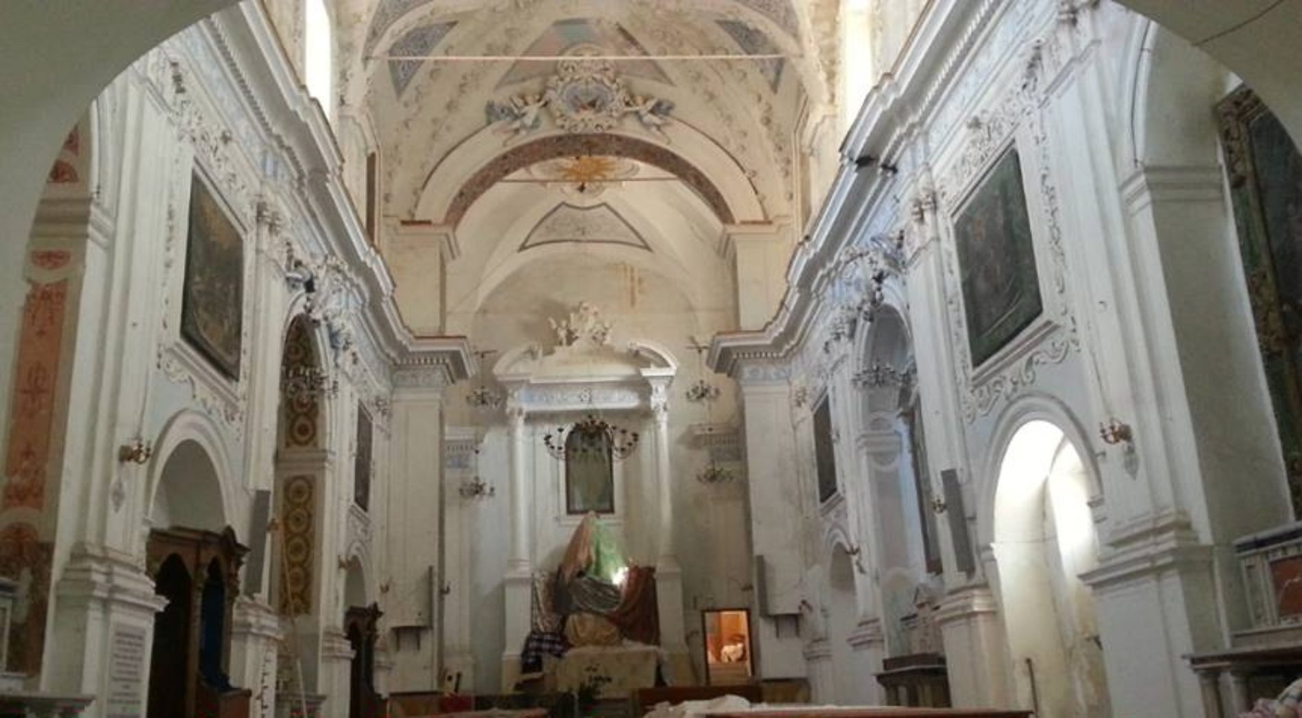 Che stiano terminando i lavori della chiesa San Francesco?