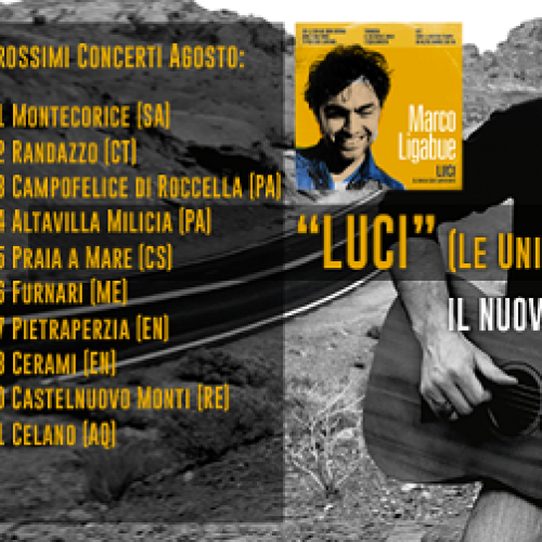 MARCO LIGABUE in concerto live a Pietraperzia