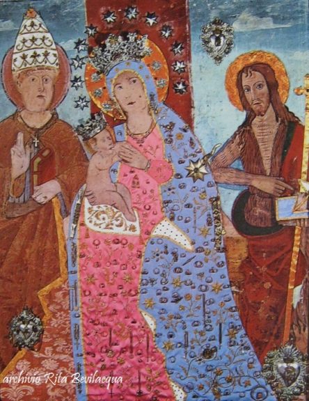 Antica tela Maria SS. della Stella