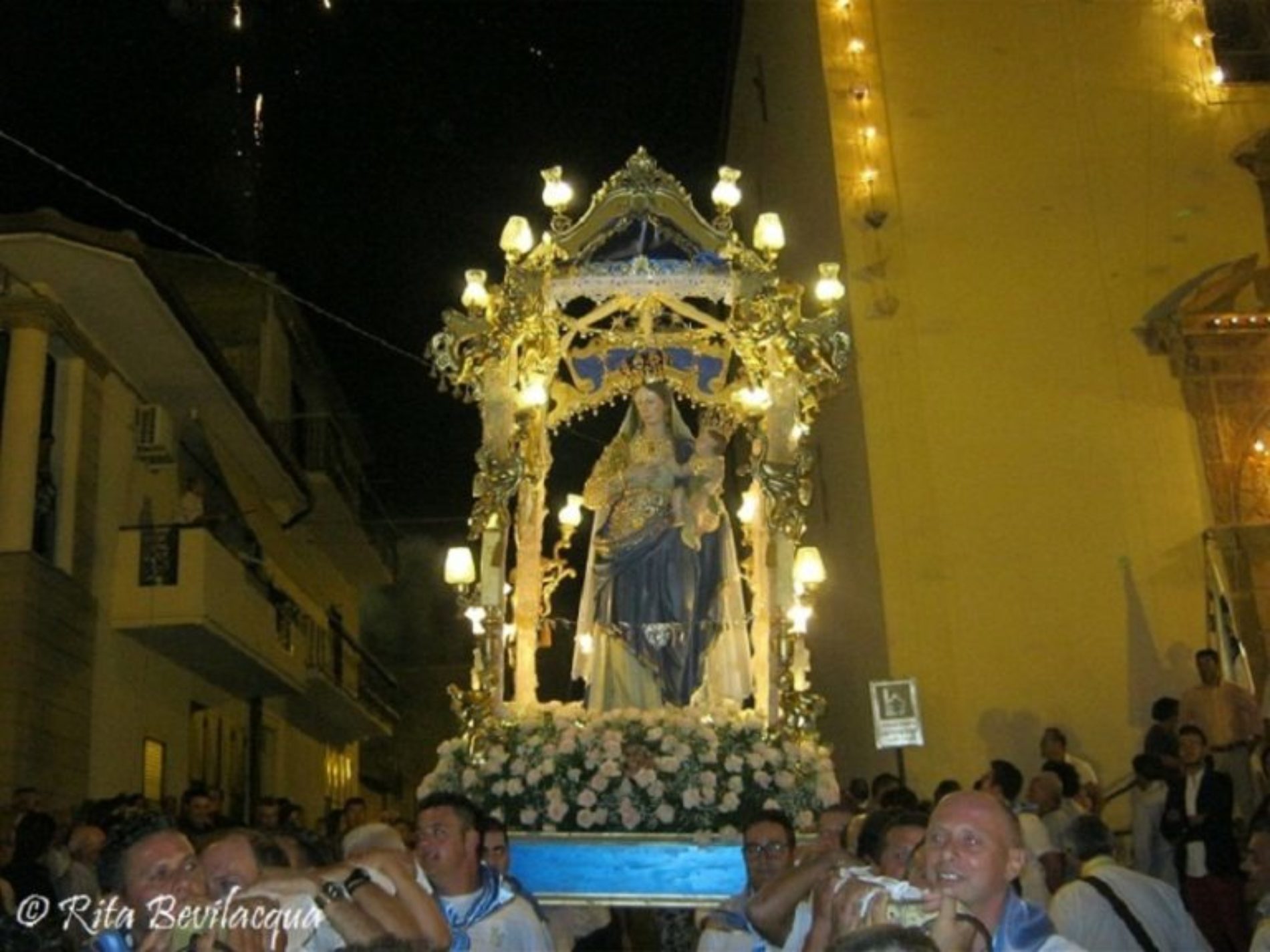 Madonna delle Grazie, il video della processione