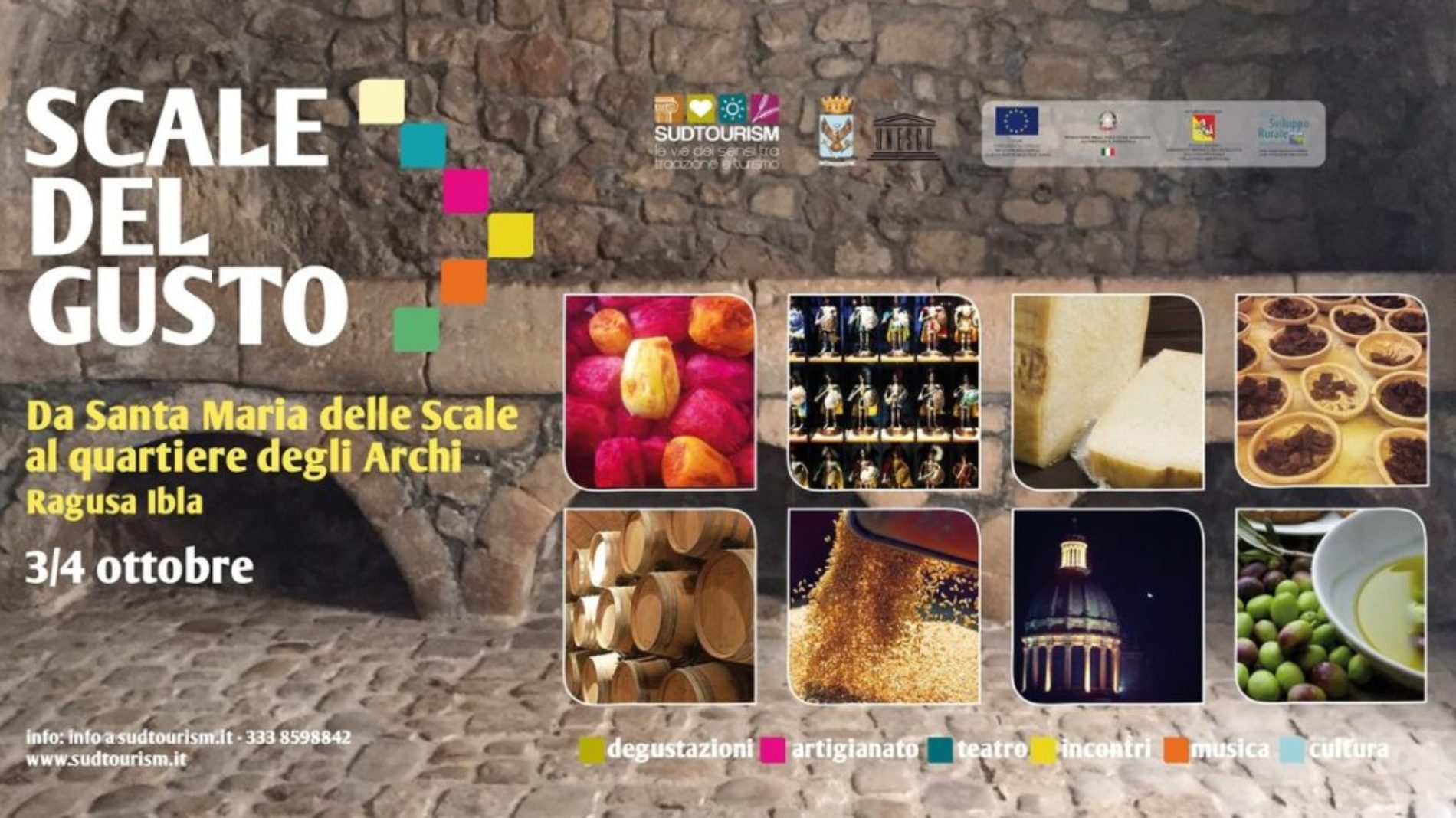 VIDEO:Le scale del gusto a Ragusa il 3 e 4 Ottobre