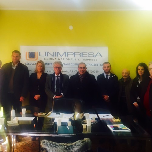 Unimpresa / Incontro con gli assessori alle attività produttive dei comuni di Enna e Caltanissetta