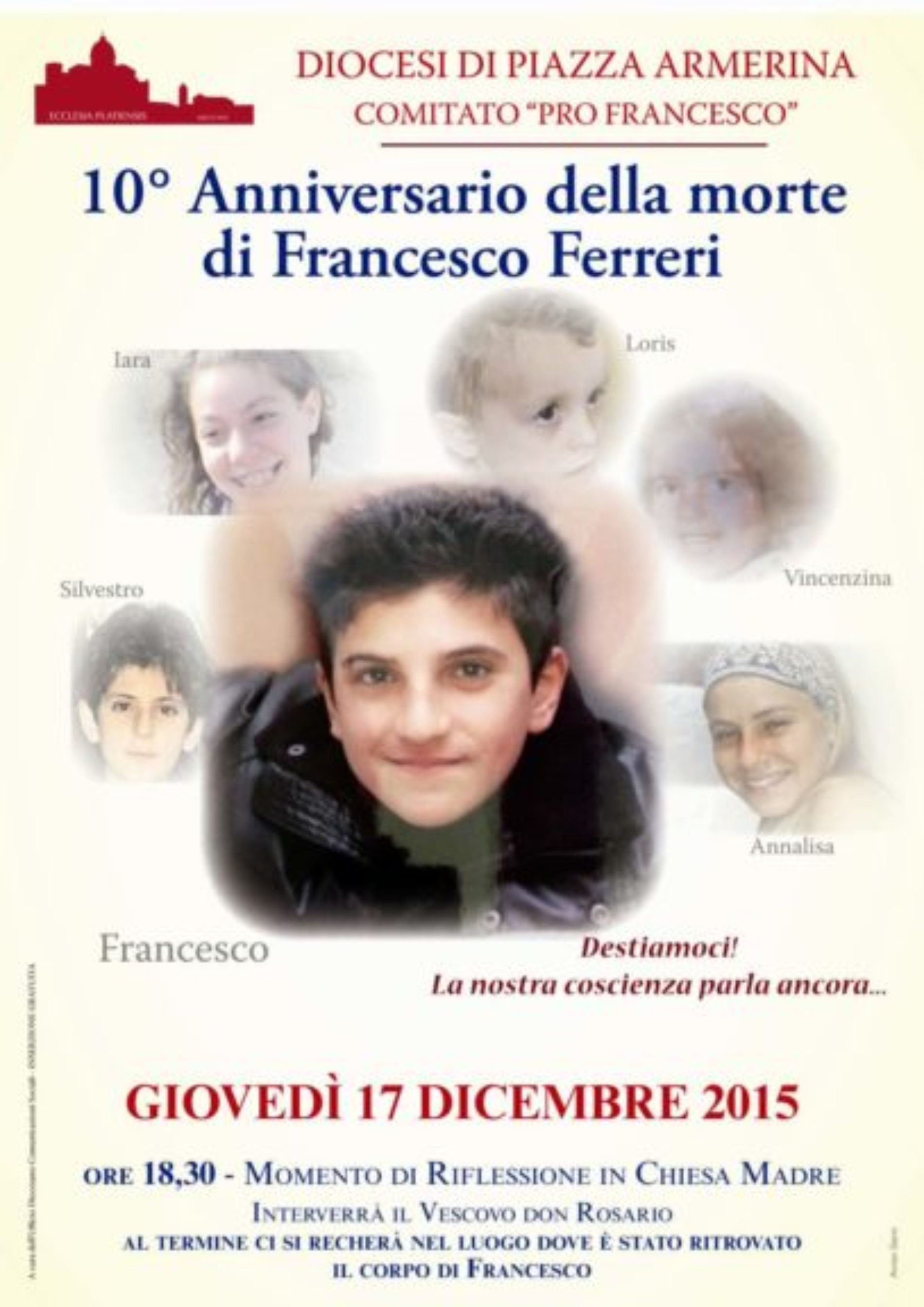 A dieci anni dalla morte la Diocesi Armerina ricorda Francesco Ferreri