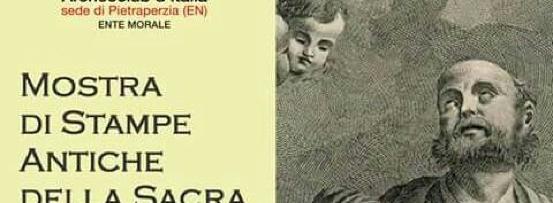 “Mostra di Stampe Antiche della Sacra Famiglia” presso il Teatro Comunale di Pietraperzia