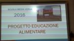 Progetto educazione alimentare scuola Verga