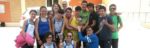gli studenti che competiranno con altri isttiuti nelle psecialità di atletica leggera
