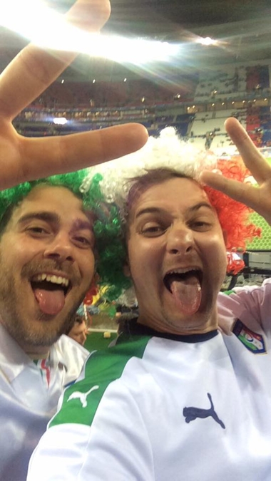 I due cugini Costa hanno sostenuto l’Italia di Conte a Lione: “Una bellissima esperienza”