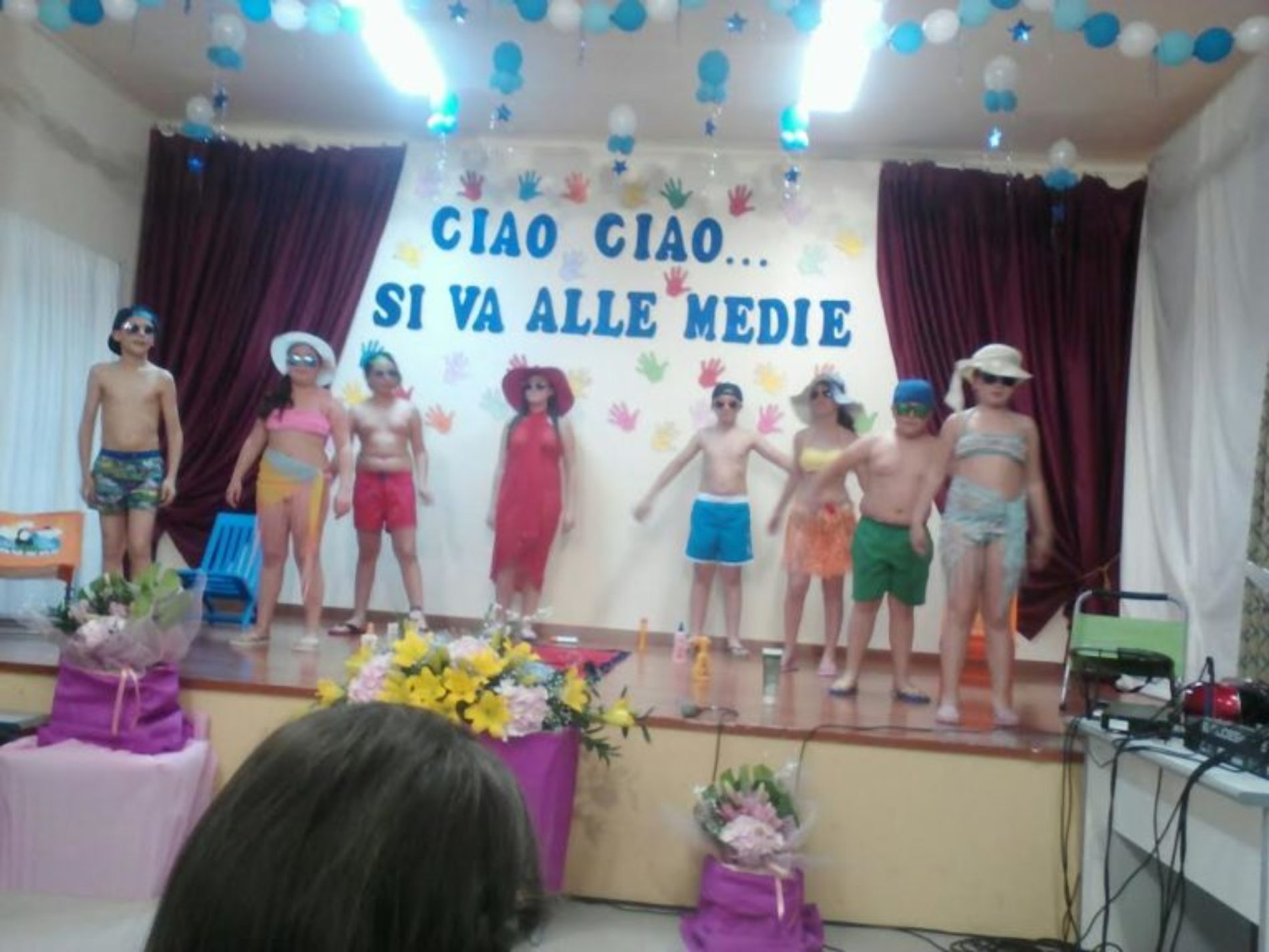 Spettacolo teatrale-musicale “Ciao Ciao… si va alle medie” della quinta  A del plesso S. G. Bosco