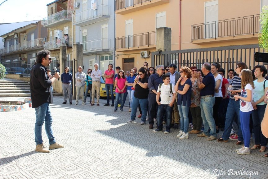 Inaugurazione del pannello NOI LEALI presso la scuola G. Verga