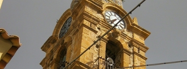 L’orologio della chiesa Madre di Barrafranca