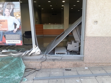 Furto bancomat al Banco Popolare Siciliano: ammonta a circa 50mila euro il bottino