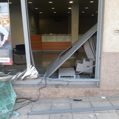 Furto bancomat al Banco Popolare Siciliano: ammonta a circa 50mila euro il bottino