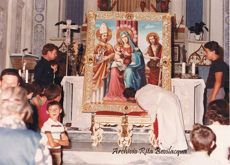 1978 Benedizione della tela di Maria SS. della Stella- Barrafranca (2)