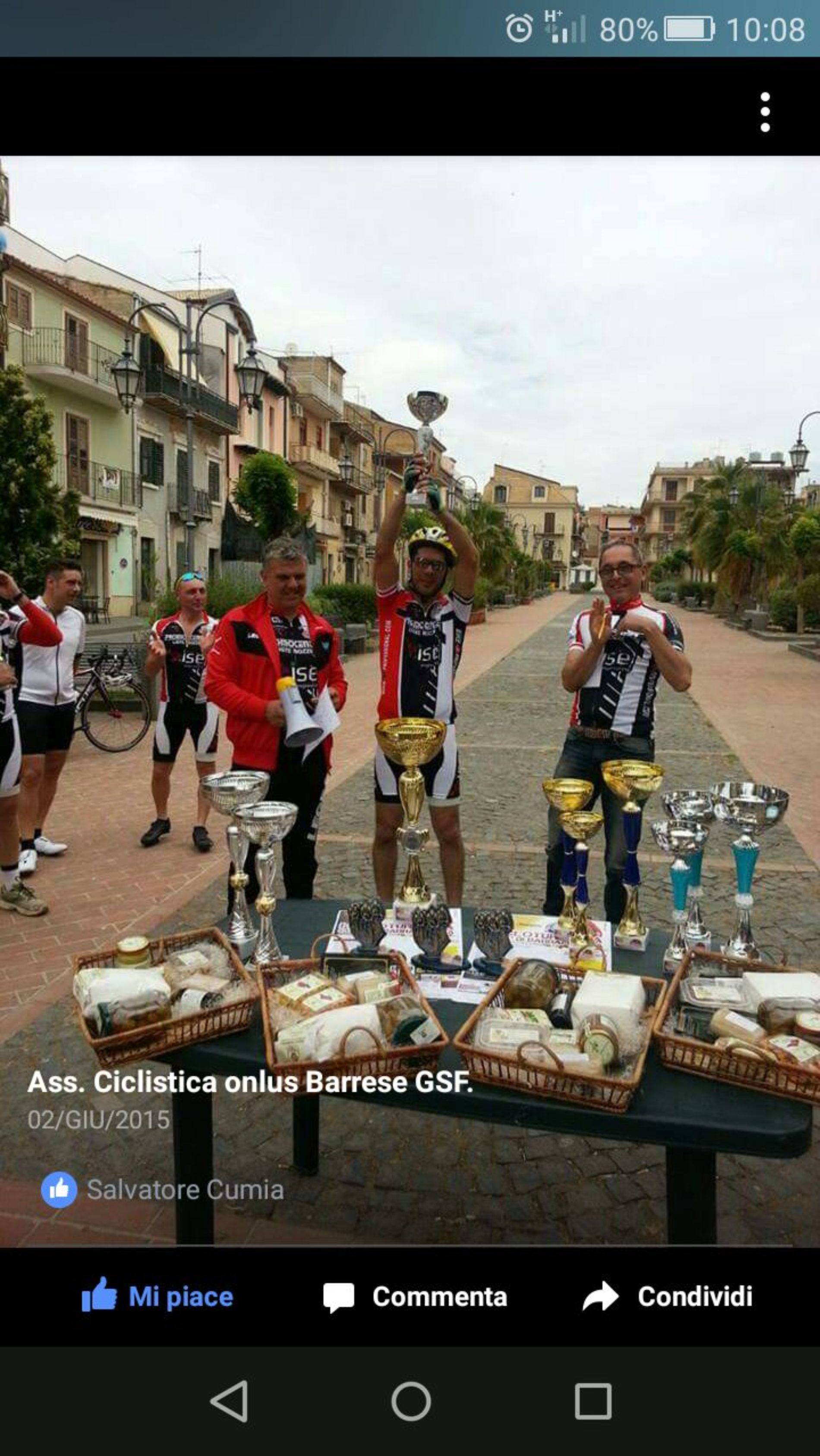 Ciclista barrese “sfida” la solitudine e compie la lunga tappa “Barrafranca – Avola” in 6 ore e 30 minuti