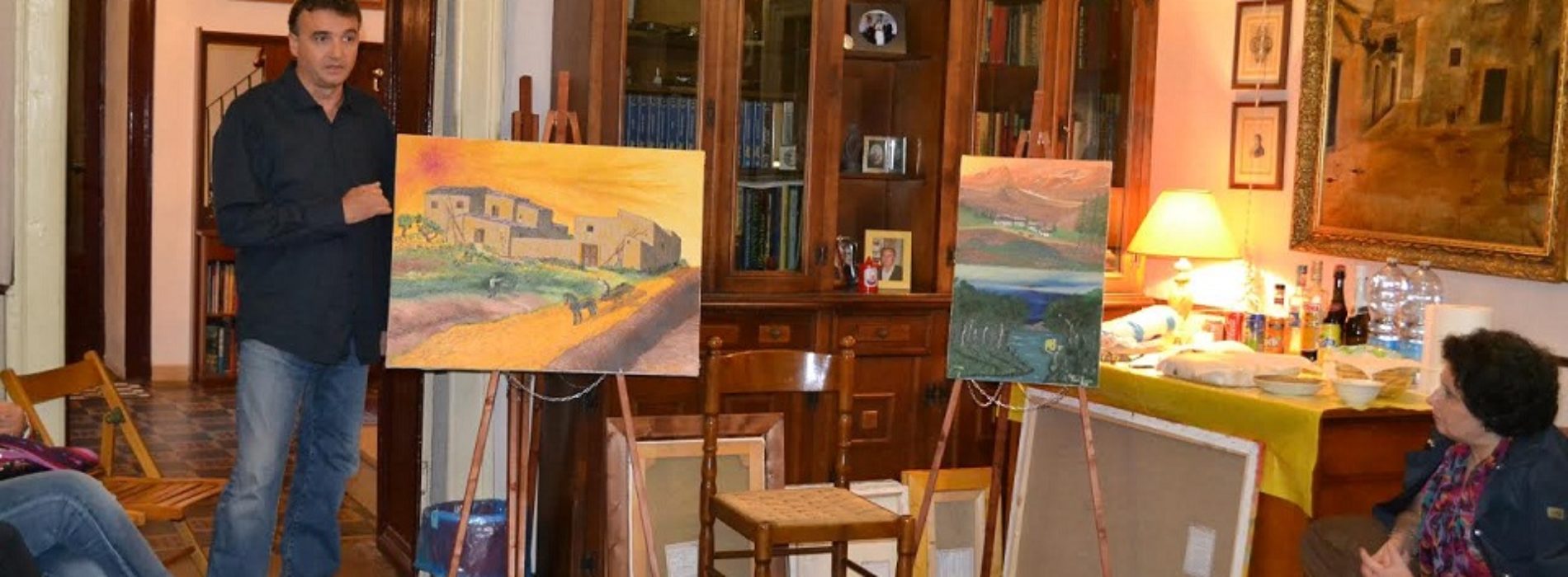 Il Salotto artistico-letterario “Civico 49” ospita il pittore Rocco Paci