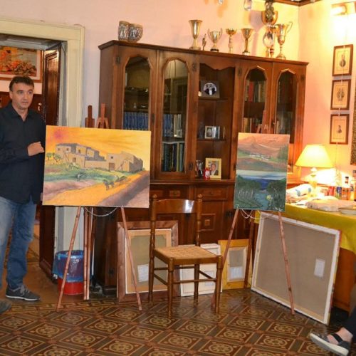 Il Salotto artistico-letterario “Civico 49” ospita il pittore Rocco Paci