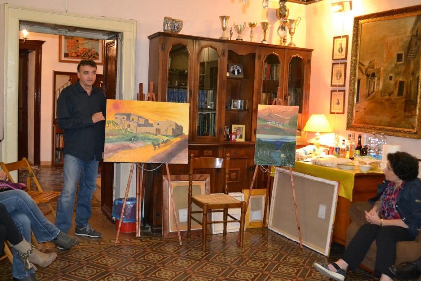 Il Salotto artistico-letterario “Civico 49” ospita il pittore Rocco Paci