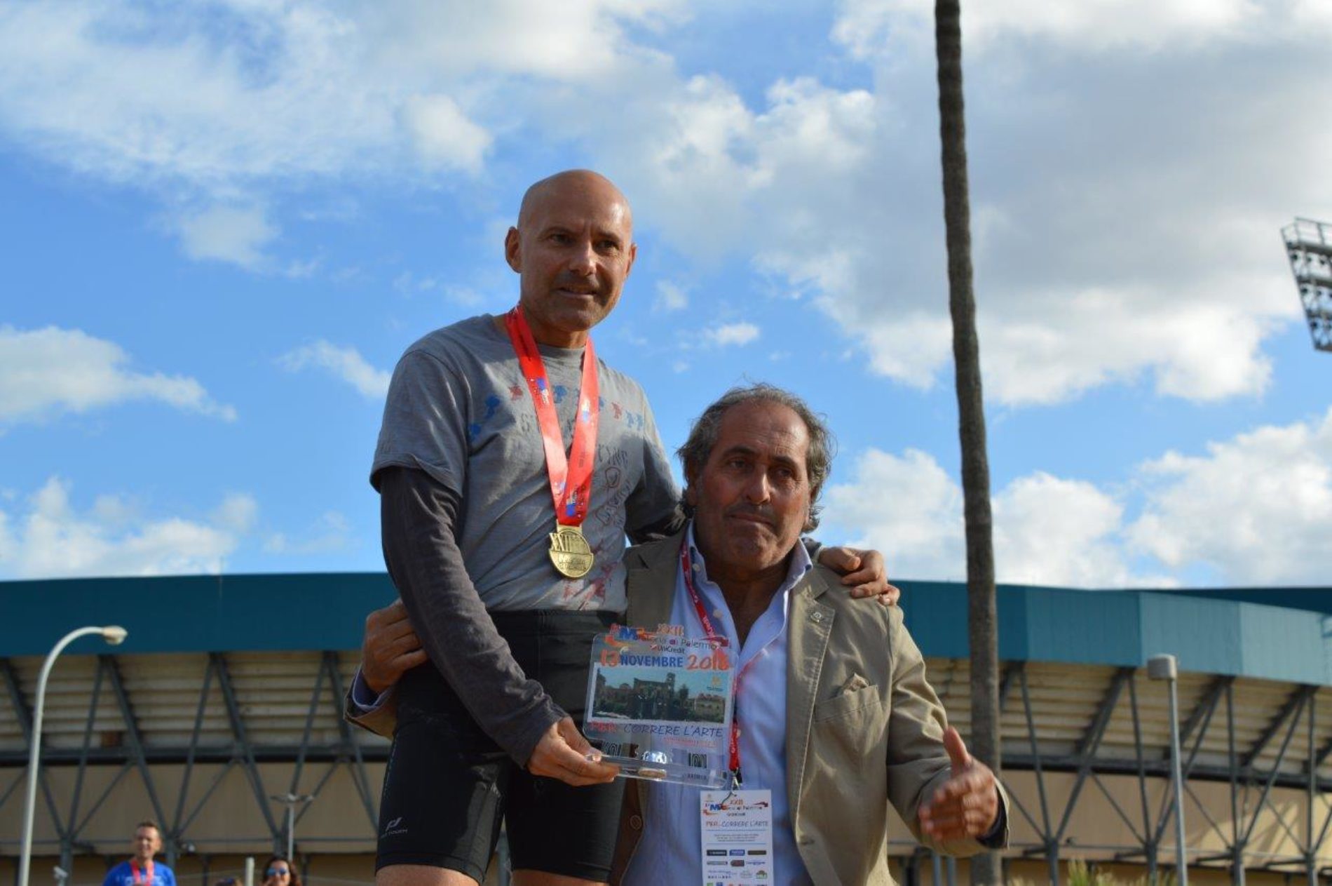 Running Barrafranca protagonista alla maratona di Palermo con Totò Geraci che compie un ottimo tempo