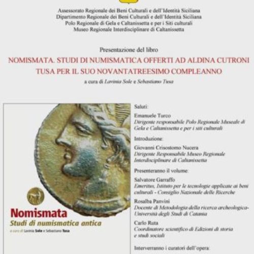 Nella sede del Museo Regionale Interdisciplinare di Caltanissetta presentazione del volume “Nomismata. Studi di numismatica antica”