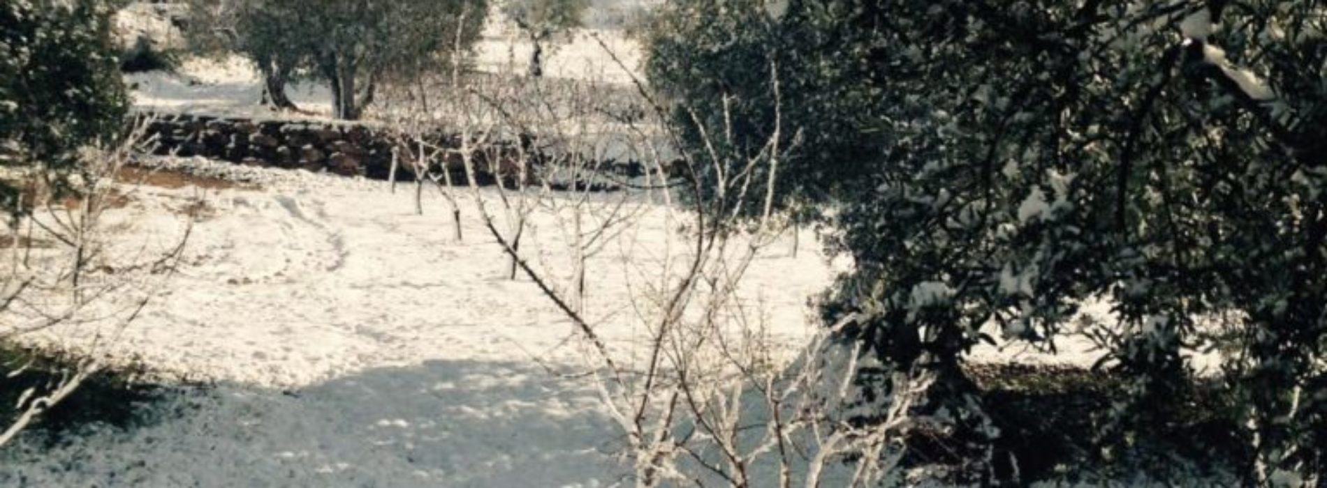 Barrafranca, la Befana del 2017 porta la neve con una temperatura poco sotto lo zero