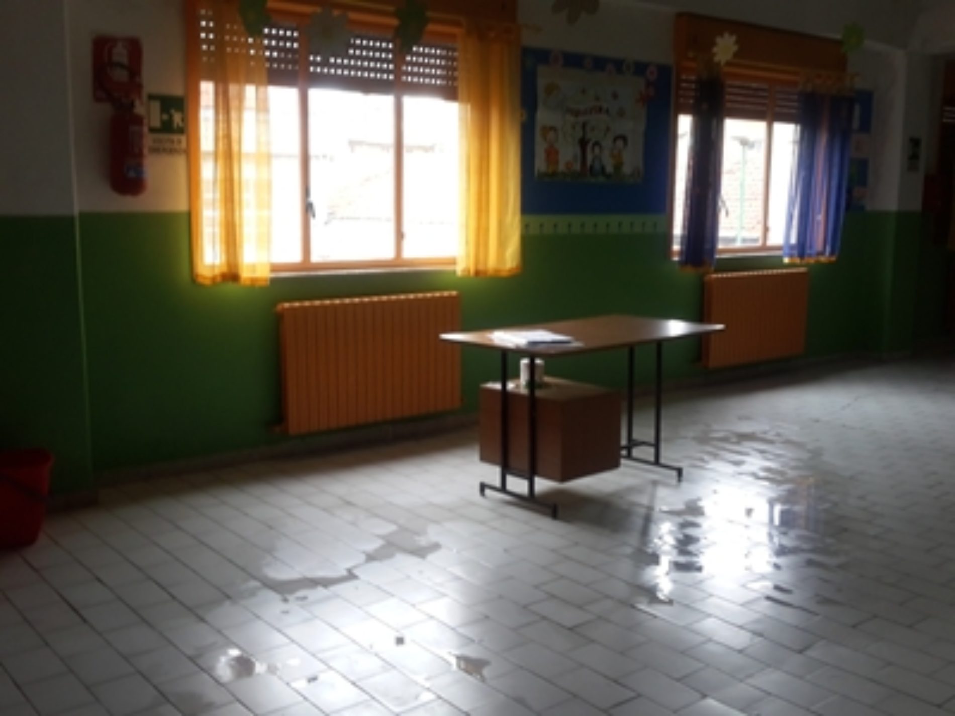 Il maltempo mette a dura prova le scuole di Barrafranca
