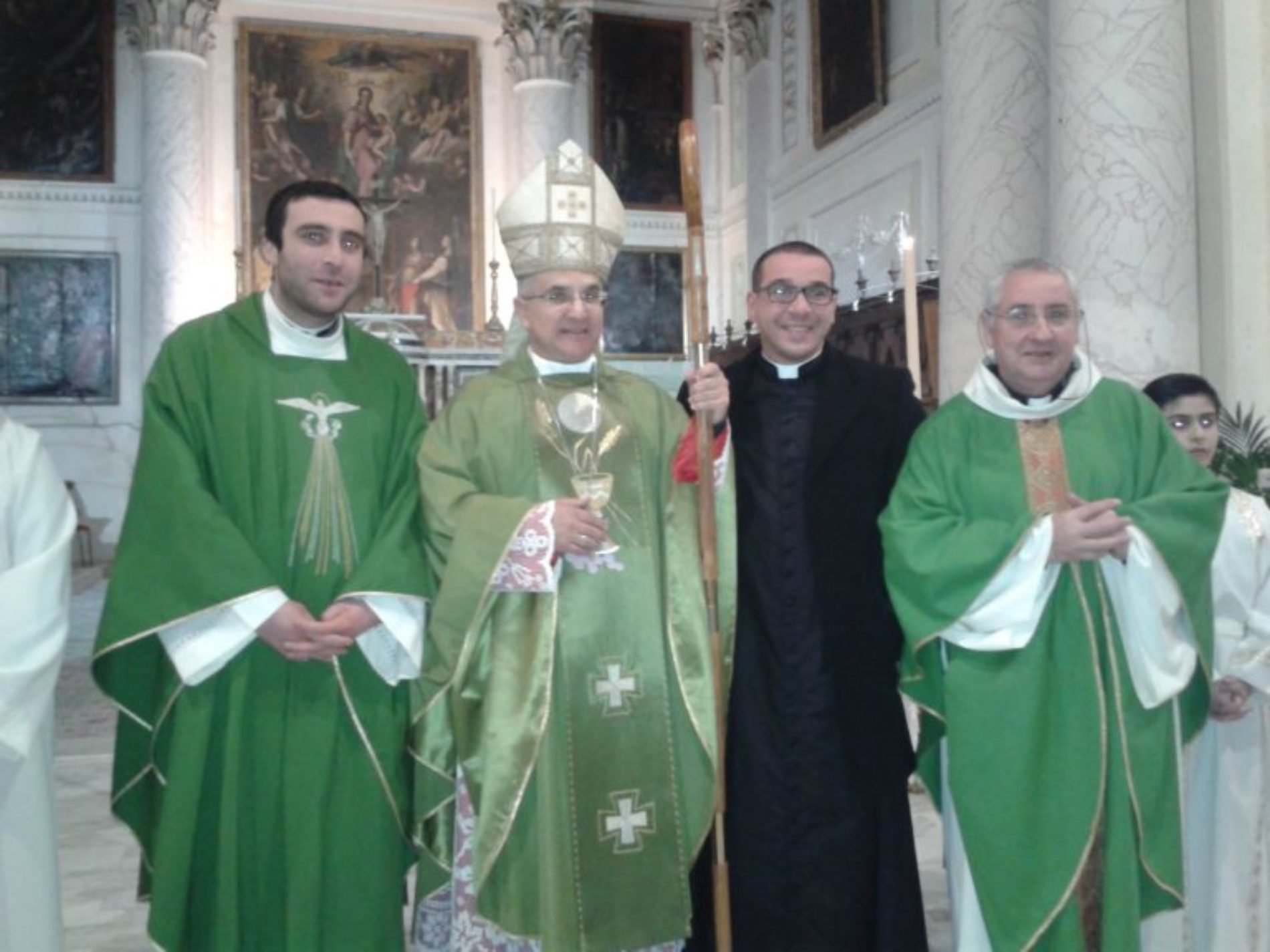 Messa per il saluto in chiesa Madre a don Giuseppe Rabita che va a Palermo dopo aver ricevuto un nuovo incarico dalla Cesi