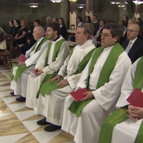 VIDEO: Mons. Giovanni Bongiovanni alla messa di papa Francesco in Santa Marta