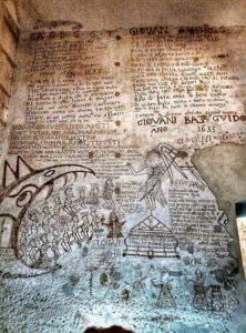 Salotto letterario Palermo graffiti del condannati dell’inquisizione
