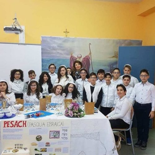I riti della Pasqua ebraica, rivisitati dagli alunni della 1A del plesso Don Milani
