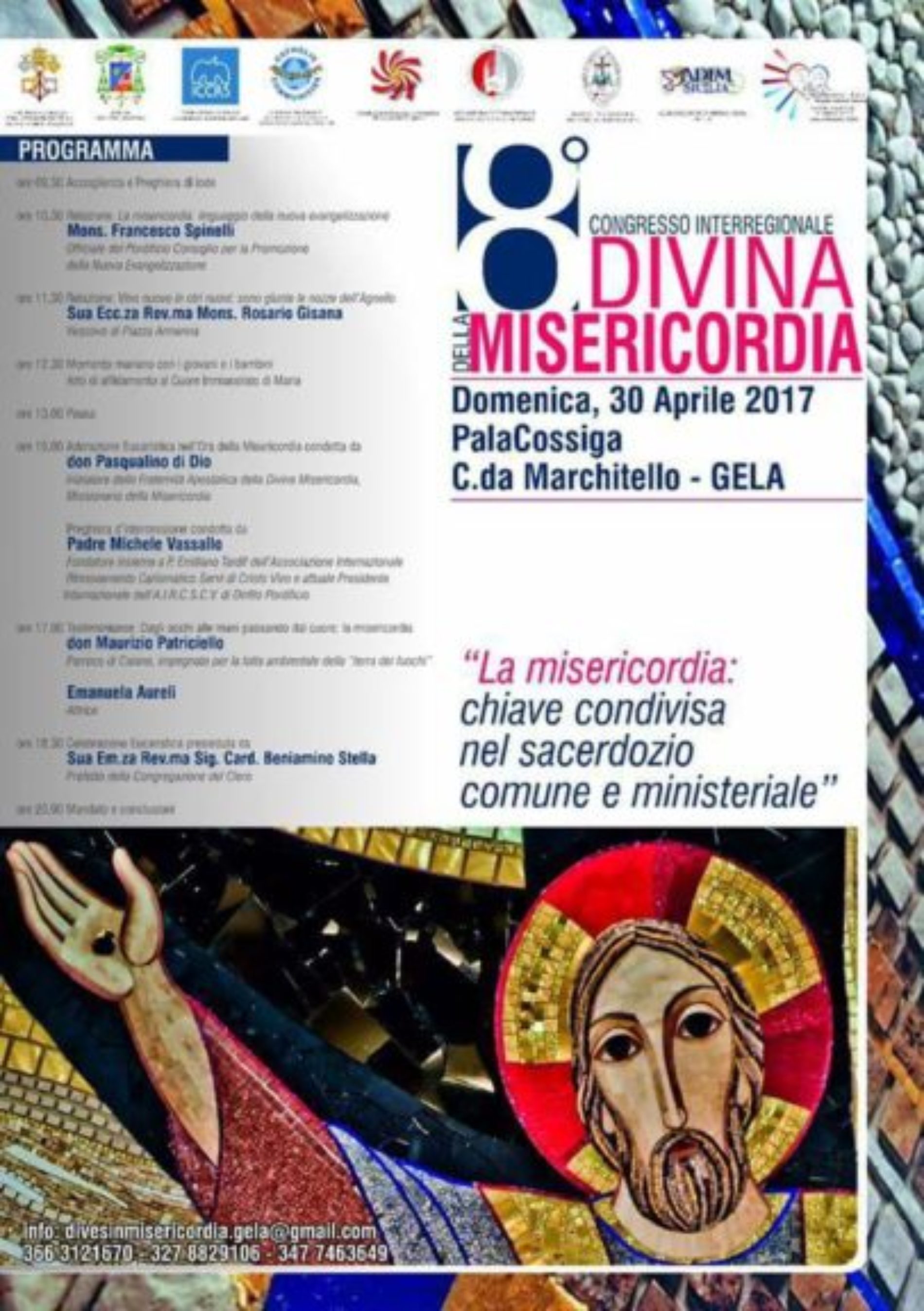 Gela 30 Aprile, Congresso interregionale della Misericordia