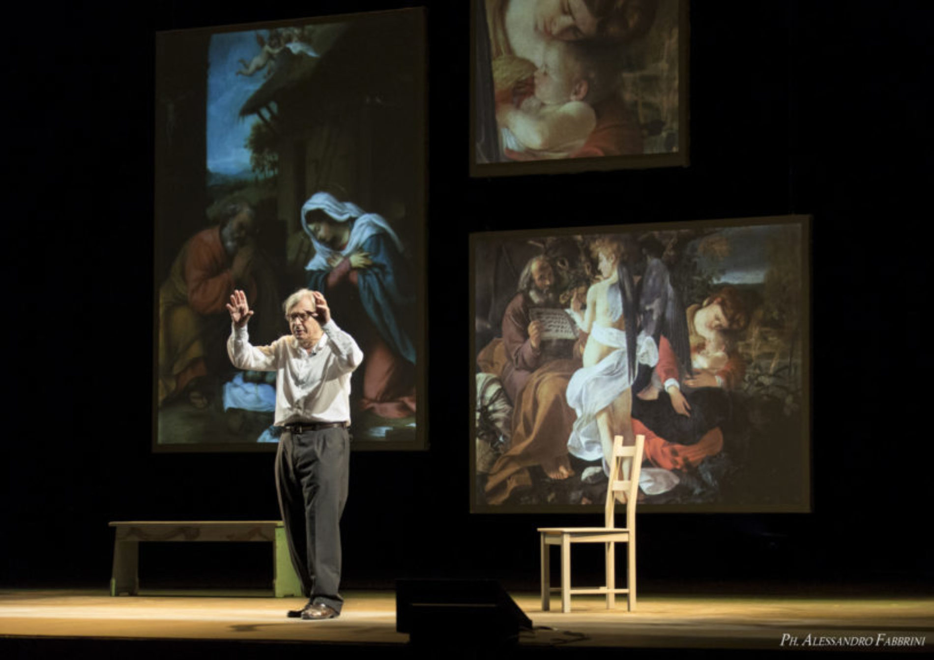 Vittorio Sgarbi è “Caravaggio”: a Caltanissetta e a Enna in un incontro imprevedibile