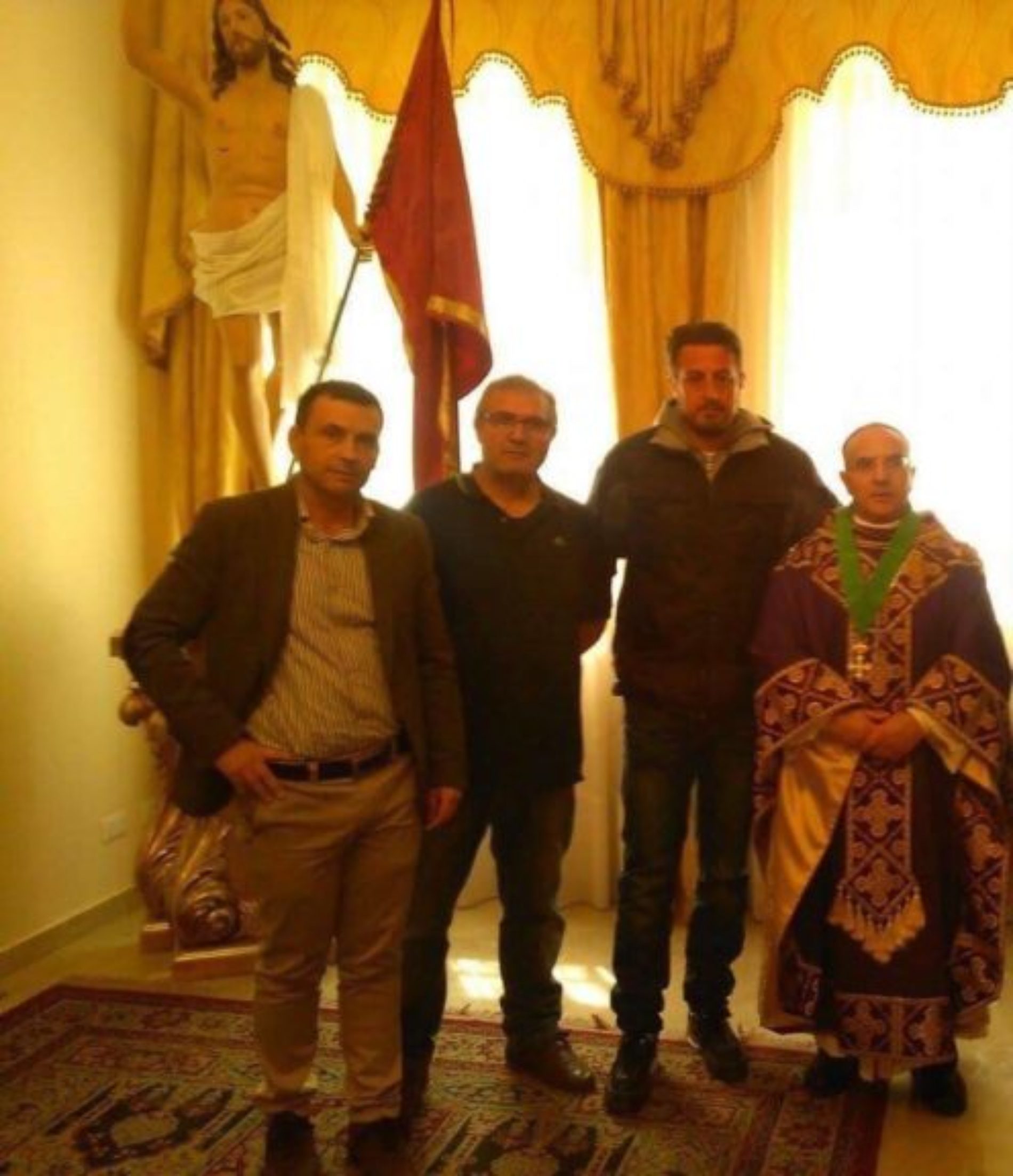 Il vescovo Rosario Gisana e il sindaco Fabio Accardi incontrano una delegazione dei lavoratori ex RMI
