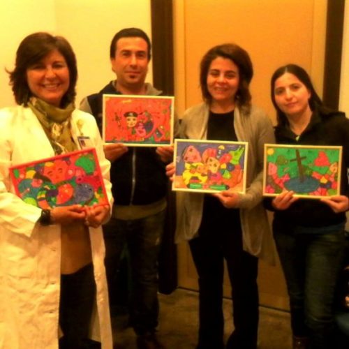Il barrese Finestra regala i suoi disegni per dare un nuovo “look” alla clinica pediatrica dell’Ismett di Palermo