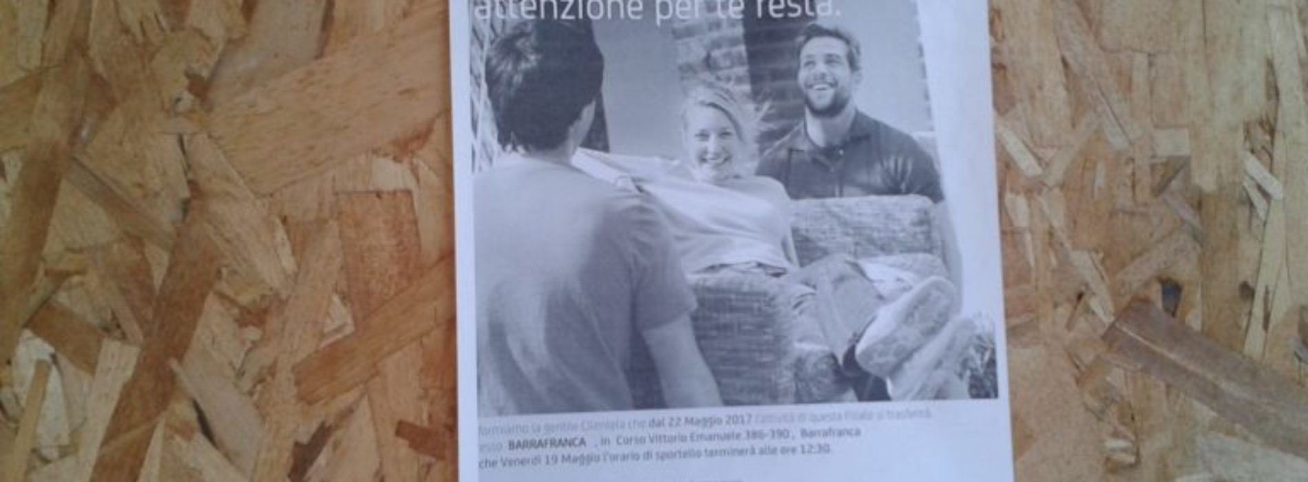 Pietraperzia. La filiale del Banco di Sicilia – Unicredit chiude i battenti.