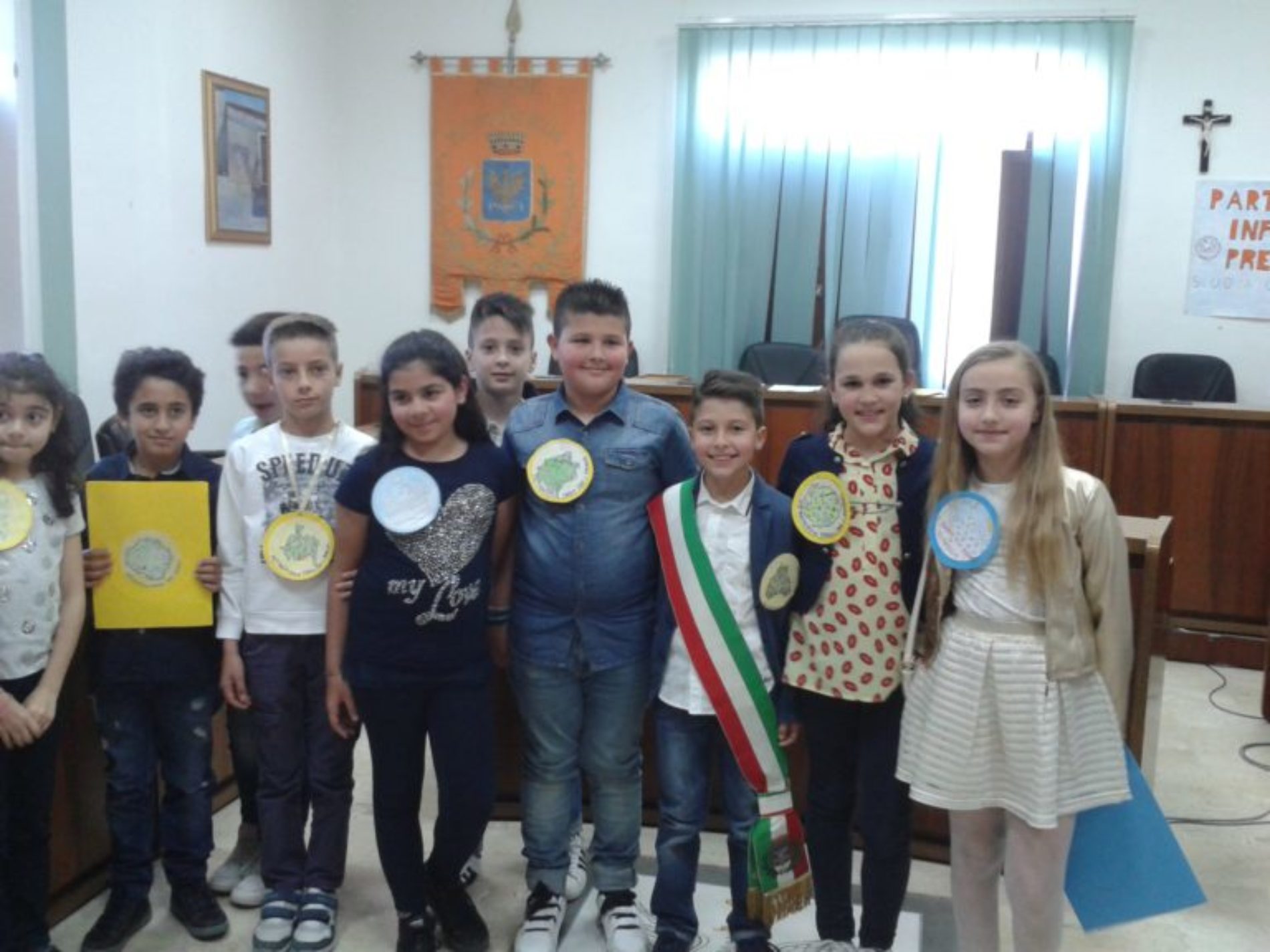 Nuovo Baby sindaco e Baby consiglio con la cerimonia nel Palazzo di Città