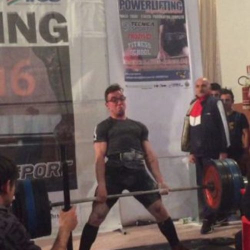 Andrea Di Trio approda al campionato europeo nella disciplina sollevamento pesi Under 23 Power Lifting