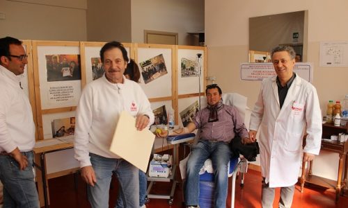Donazione di sangue organizzata nella sede della Fratres
