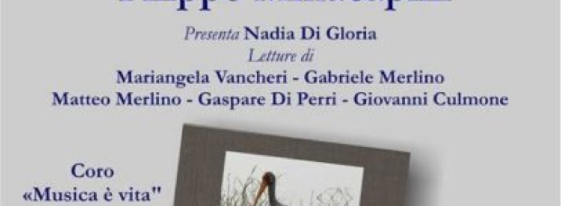 “RIFLESSI D’ACQUA” di Filippo Minacapilli sarà presentato a Pietraperzia nel chiostro di Santa Maria di Gesù
