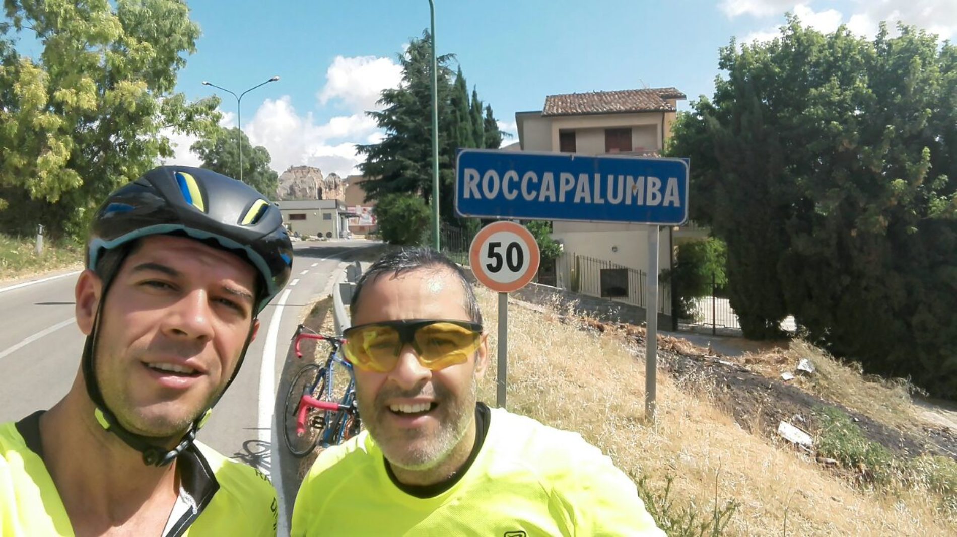 Cumia e Avola in bici dalla loro cittadina raggiungono Palermo affrontando le “Madonie” e il forte caldo