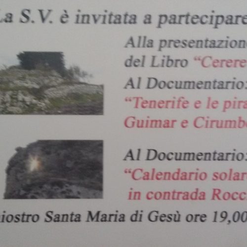 Pietraperzia. Evento culturale: lo storico Centonze presenterà il suo nuovo volume “Cerere”