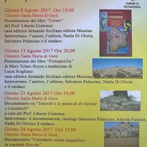 Pietraperzia. “Alla scoperta del nostro territorio” con un ciclo di 4 conferenze