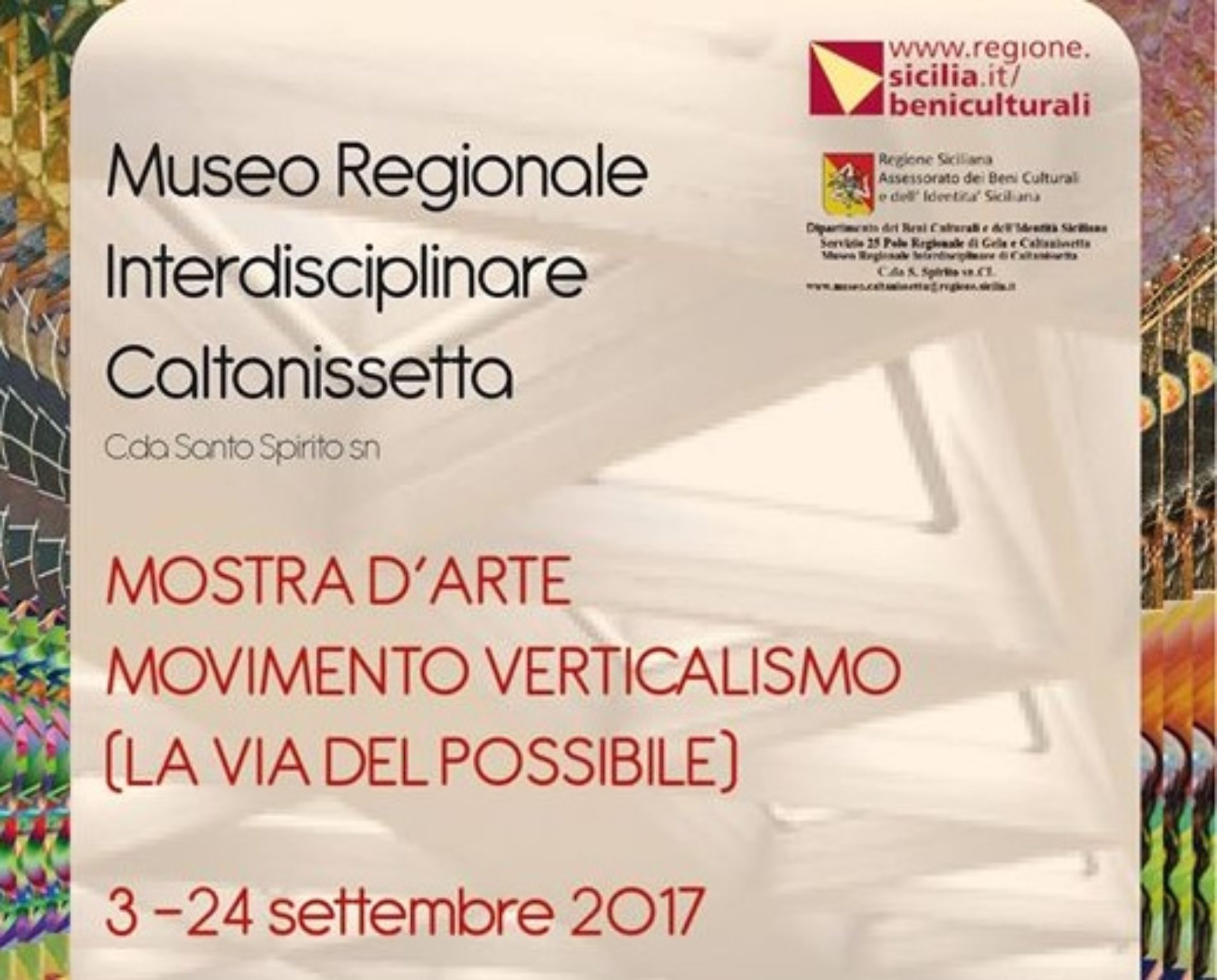 Esposizione d’arte “Movimento Verticalismo” La Via del Possibile al Museo Regionale Interdisciplinare di Caltanissetta