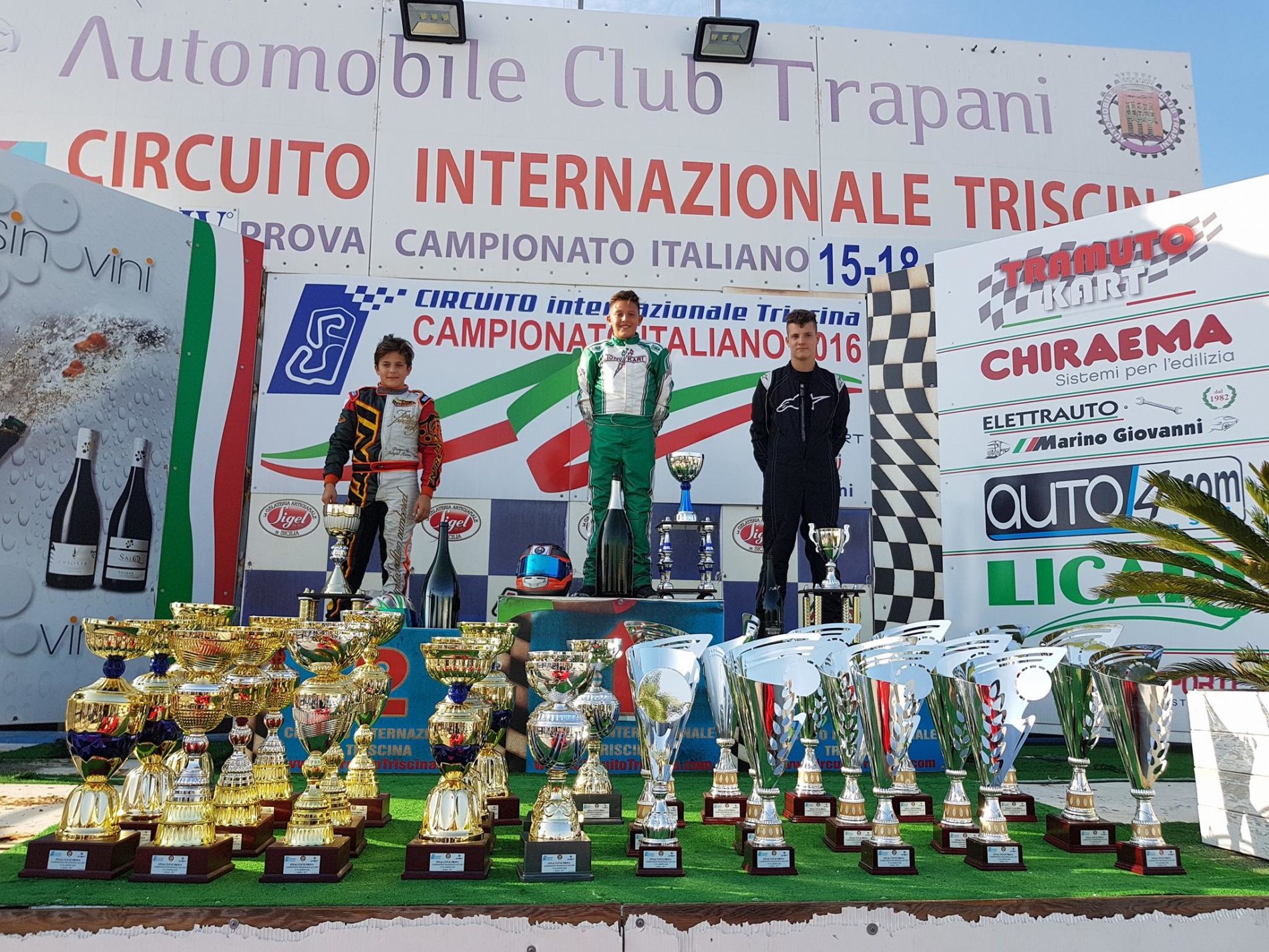 Giuseppe Ciulla vince a Triscina e si prepara per il mondiale di kart nella pista di Lonato nel bresciano