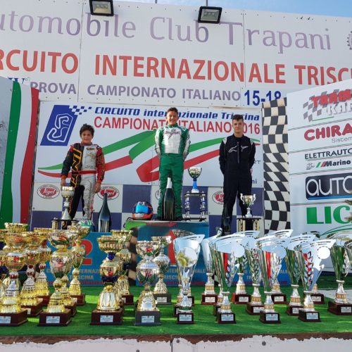 Giuseppe Ciulla vince a Triscina e si prepara per il mondiale di kart nella pista di Lonato nel bresciano